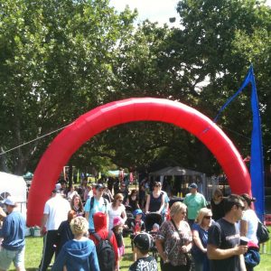 Inflatable Red Arch