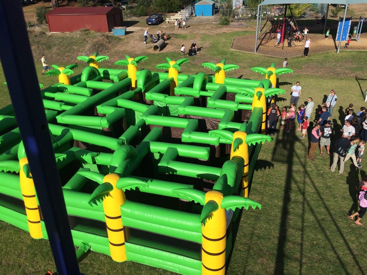 Inflatable Jungle Maze
